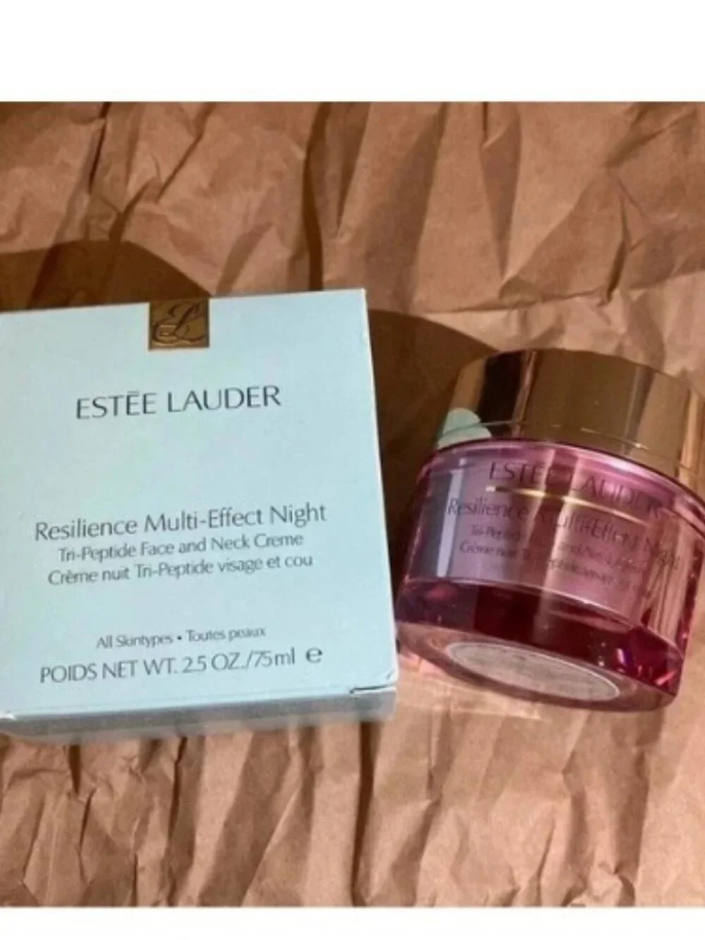 Estee Lauder Resilience Multi-Effect Night Tri-Peptide Face & Neck Creme 2.5oz